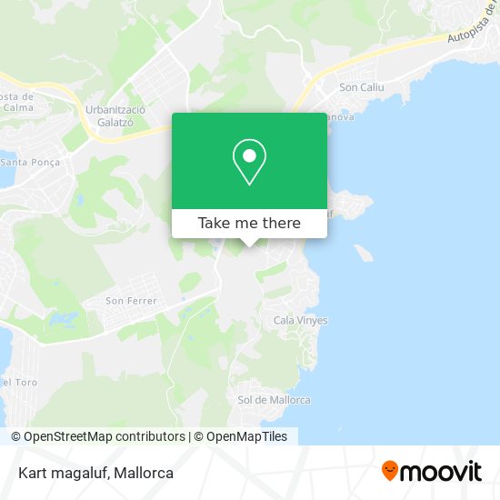 mapa Kart magaluf