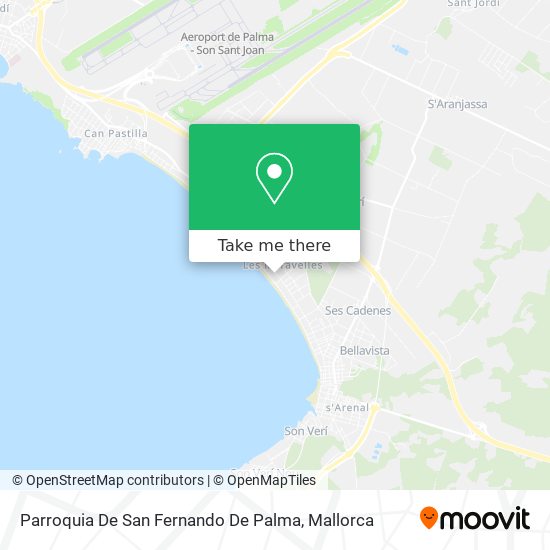 mapa Parroquia De San Fernando De Palma