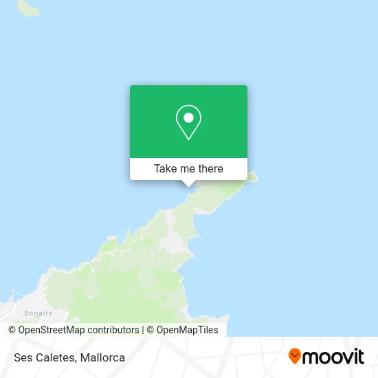 Ses Caletes map