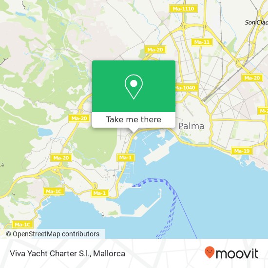 Viva Yacht Charter S.l. map