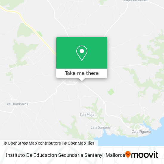 Instituto De Educacion Secundaria Santanyi map