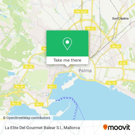 mapa La Elite Del Gourmet Balear S.l.