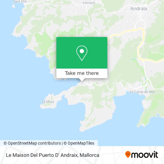 Le Maison Del Puerto D' Andraix map