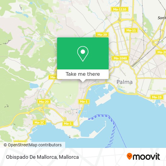 Obispado De Mallorca map