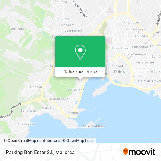 mapa Parking Bon Estar S.l.