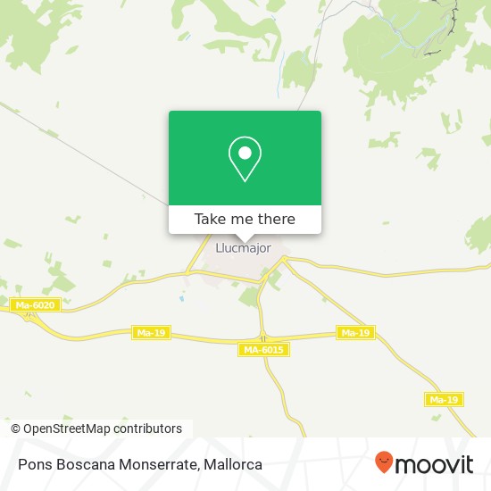 Pons Boscana Monserrate map