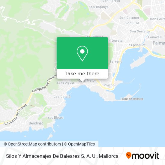 Silos Y Almacenajes De Baleares S. A. U. map