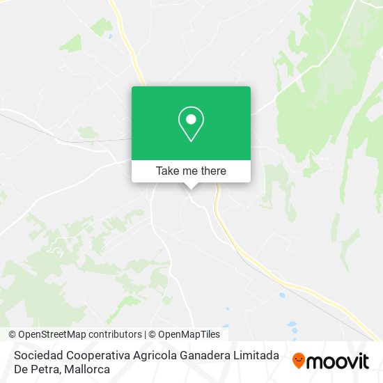 Sociedad Cooperativa Agricola Ganadera Limitada De Petra map