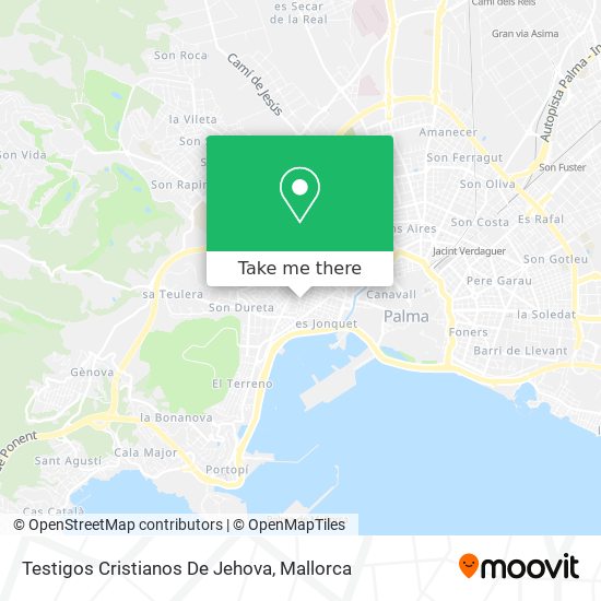 Testigos Cristianos De Jehova map