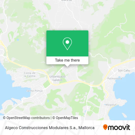 Algeco Construcciones Modulares S.a. map