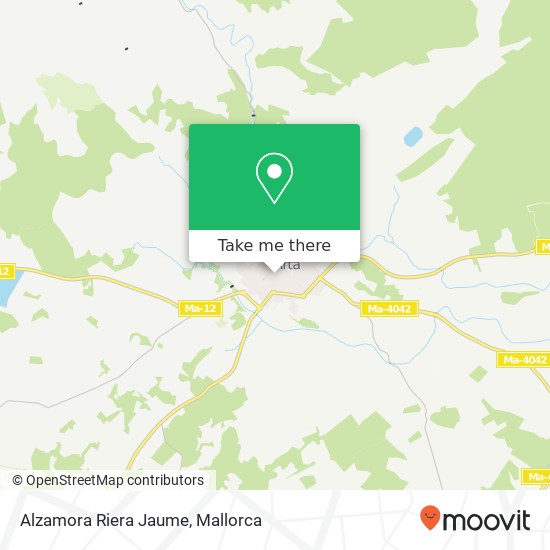 mapa Alzamora Riera Jaume