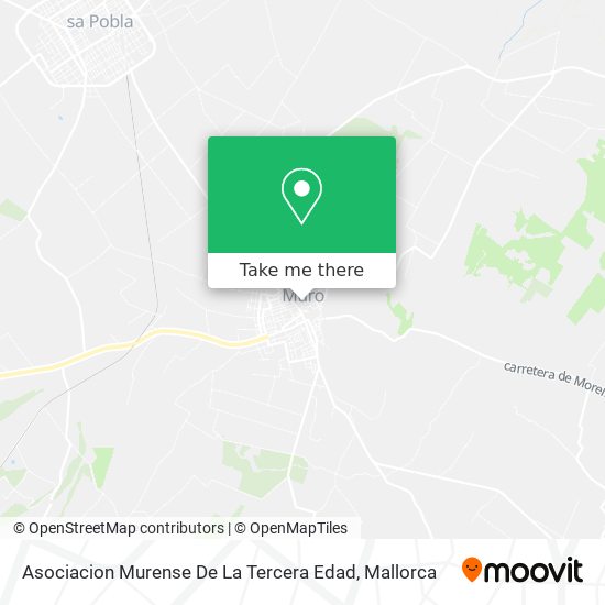 mapa Asociacion Murense De La Tercera Edad