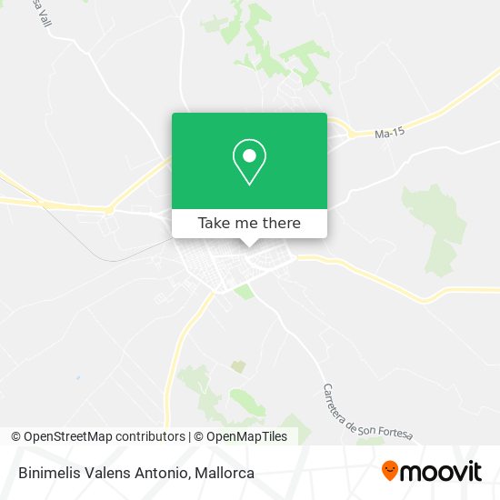 Binimelis Valens Antonio map