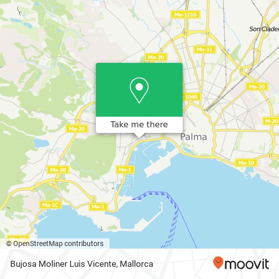 Bujosa Moliner Luis Vicente map