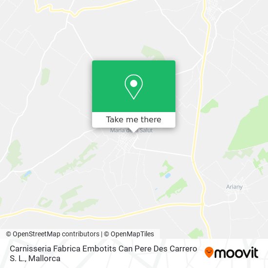 Carnisseria Fabrica Embotits Can Pere Des Carrero S. L. map
