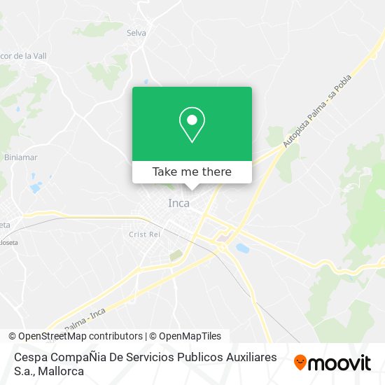 Cespa CompaÑia De Servicios Publicos Auxiliares S.a. map