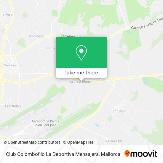 Club Colombofilo La Deportiva Mensajera map