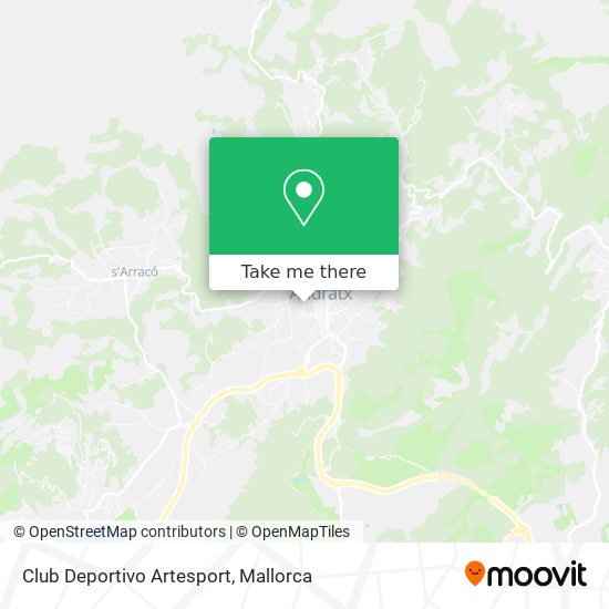 mapa Club Deportivo Artesport