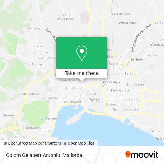 Colom Gelabert Antonio map