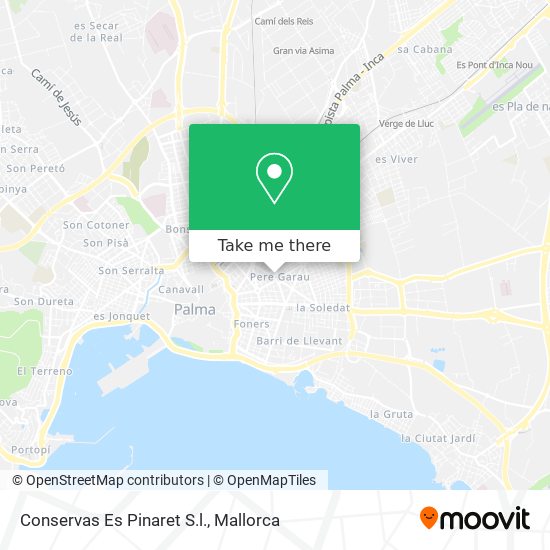 Conservas Es Pinaret S.l. map