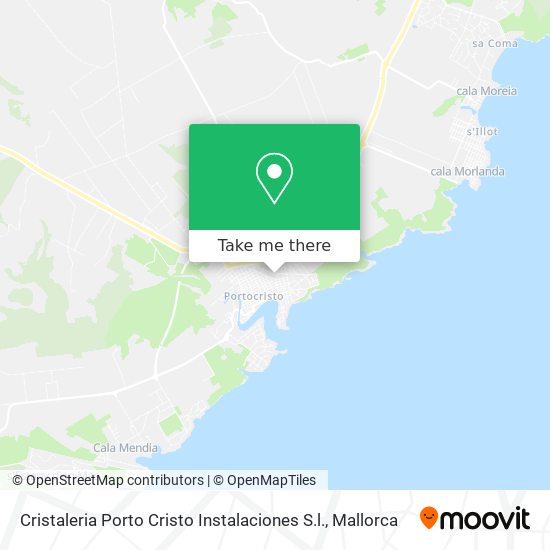 Cristaleria Porto Cristo Instalaciones S.l. map