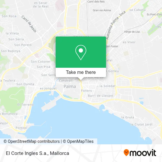 El Corte Ingles S.a. map