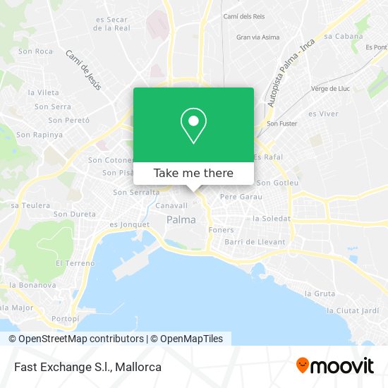 Fast Exchange S.l. map