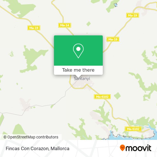 Fincas Con Corazon map