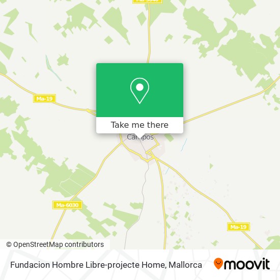 mapa Fundacion Hombre Libre-projecte Home