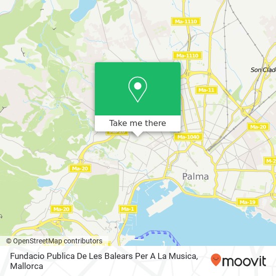 Fundacio Publica De Les Balears Per A La Musica map