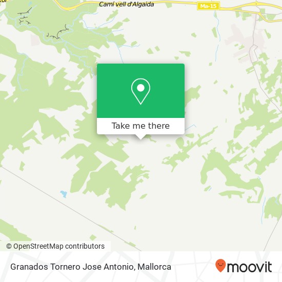 mapa Granados Tornero Jose Antonio