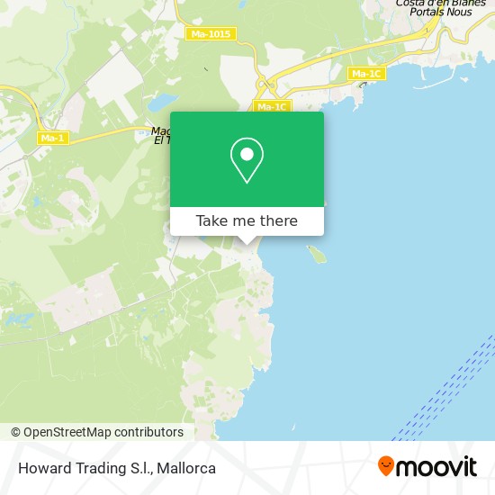 Howard Trading S.l. map