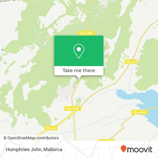 mapa Humphries  John
