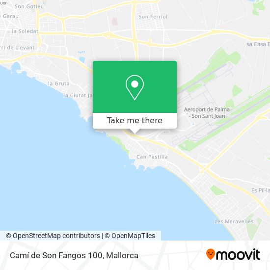 Camí de Son Fangos 100 map
