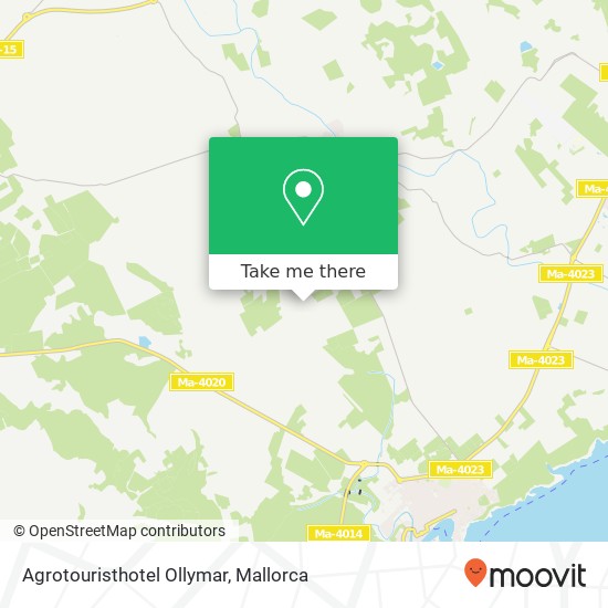 mapa Agrotouristhotel Ollymar