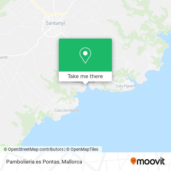 mapa Pambolieria es Pontas