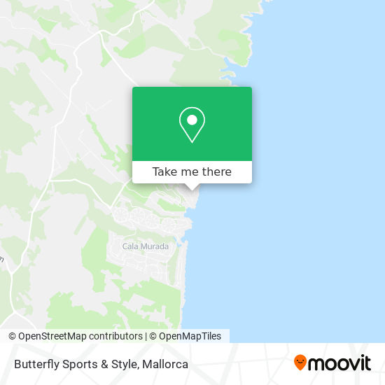 Butterfly Sports & Style map