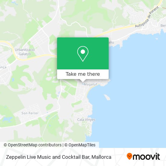 Zeppelin Live Music and Cocktail Bar map