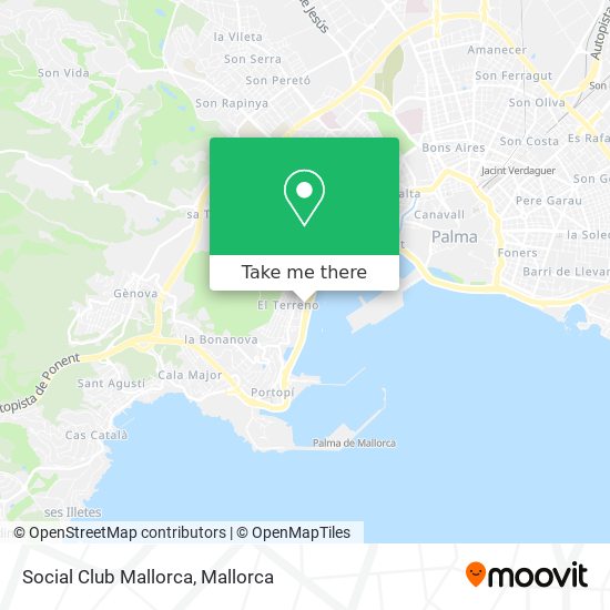 Social Club Mallorca map