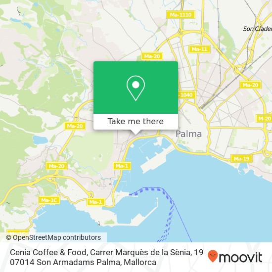 Cenia Coffee & Food, Carrer Marquès de la Sènia, 19 07014 Son Armadams Palma map