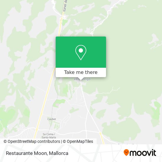 Restaurante Moon map