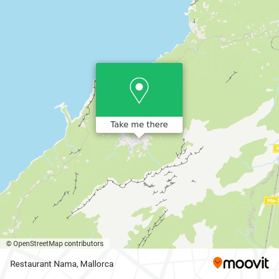 Restaurant Nama map