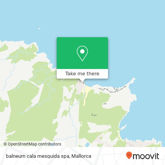 balneum cala mesquida spa map