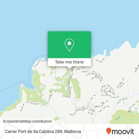 mapa Carrer Port de Sa Calobra 288