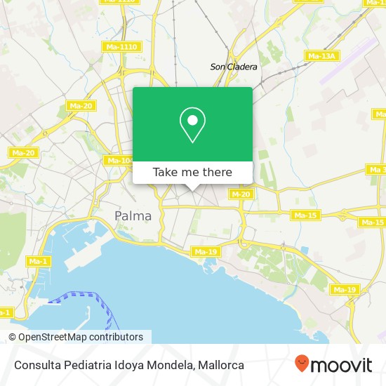 Consulta Pediatria Idoya Mondela map