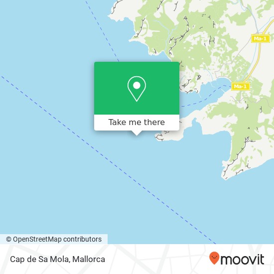 mapa Cap de Sa Mola