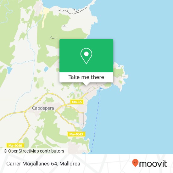 mapa Carrer Magallanes 64