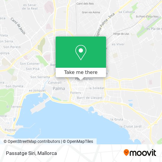 Passatge Siri map