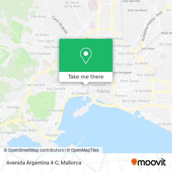 mapa Avenida Argentina 4-C