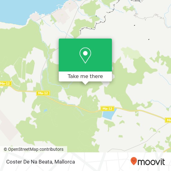 Coster De Na Beata map
